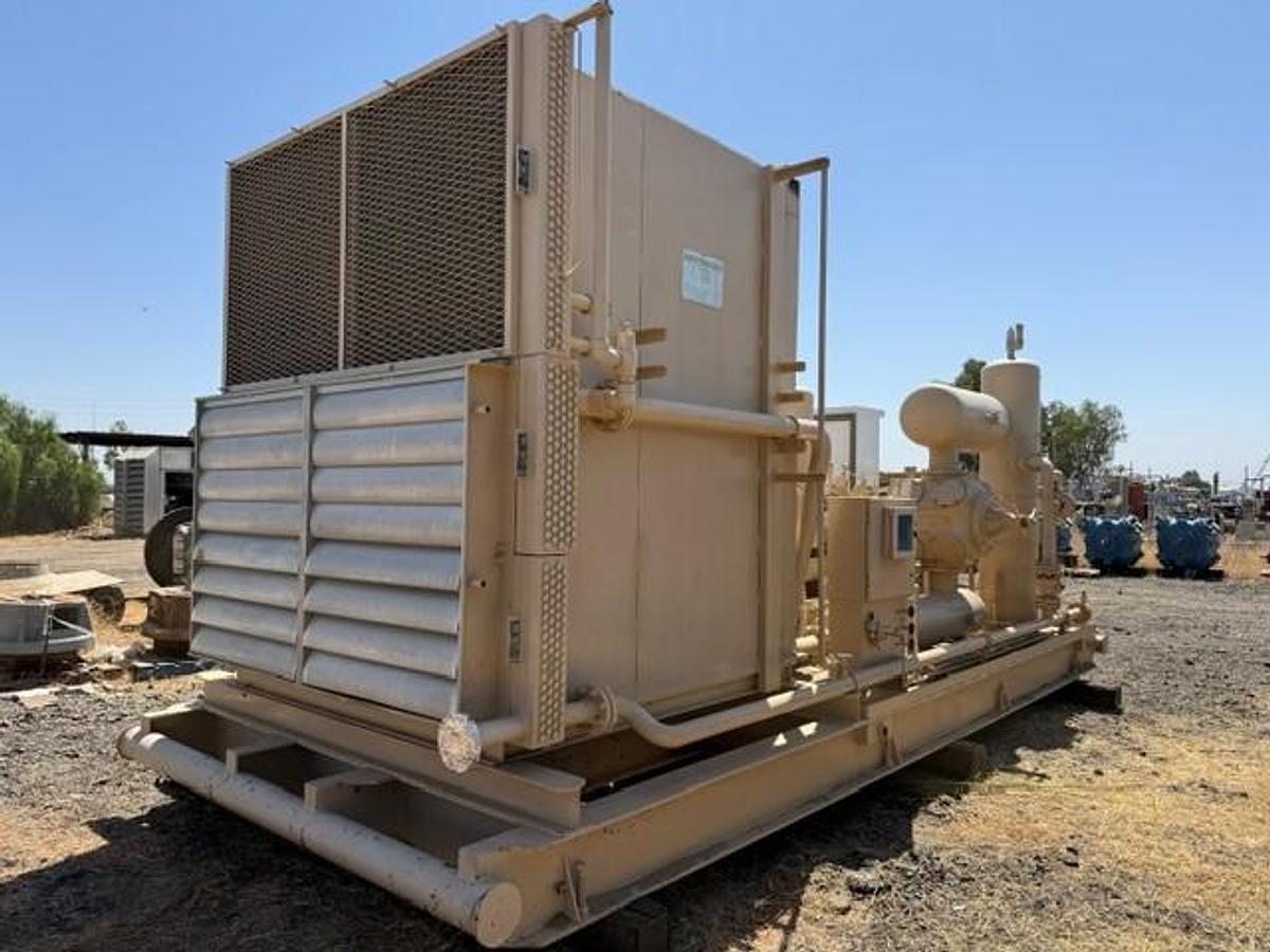 Used 350 HP / Ariel JGJ-2 Two Stage Compressor Package Size 15.25" x 8.375" with 81AVI Cooler SN F-17062