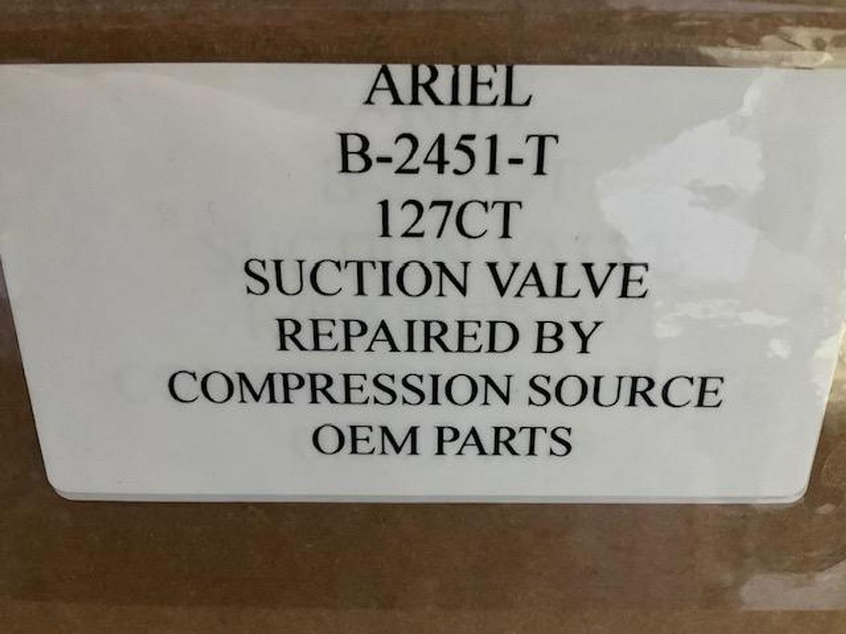 Rebuilt Ariel 127CT Suction Valve PN B-2451-T