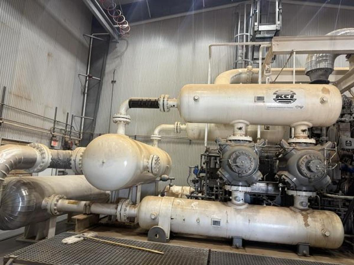 Used CAT G3608 A3 / Ariel JGK-4 Single Stage Compressor Package Size 9.875" x 9.875" x 9.875" x 9.875" SN F-17188