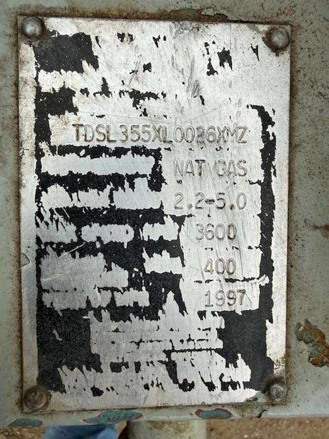 Used Frick TDSL355XL Screw Compressor SN TDSL355XL0026XMZ