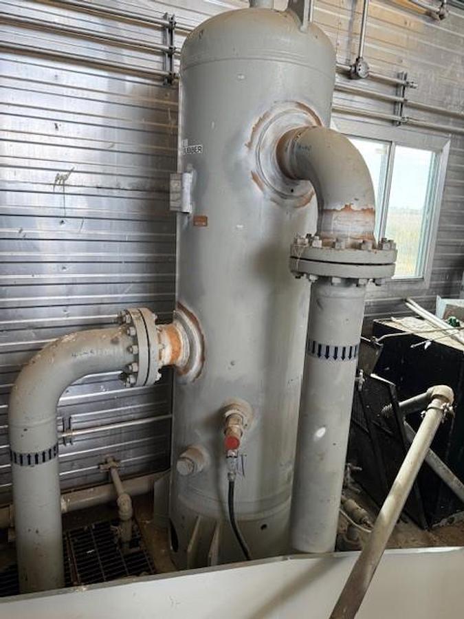 Used Waukesha Model L5790GL SN C-12498/3 Ariel Model JGK-4-3 Stage SN F-12035 Cylinder Sizes 14.125" x 13.625" x 9.125" x 6.25" Air-Ex Cooler Model 156EH 635,1315,1485