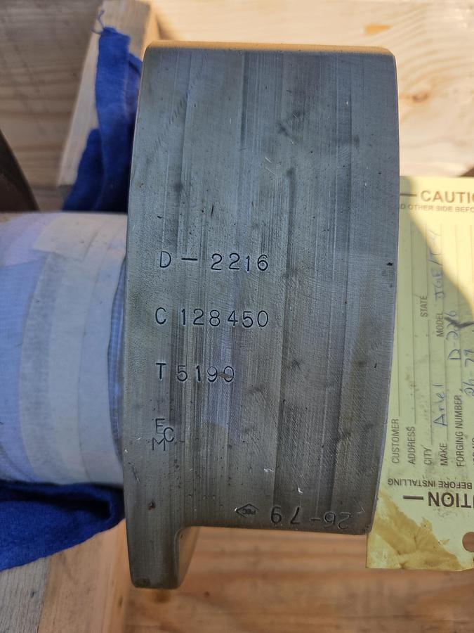 Used Ariel JGT-4 Crankshaft PN D-2216 