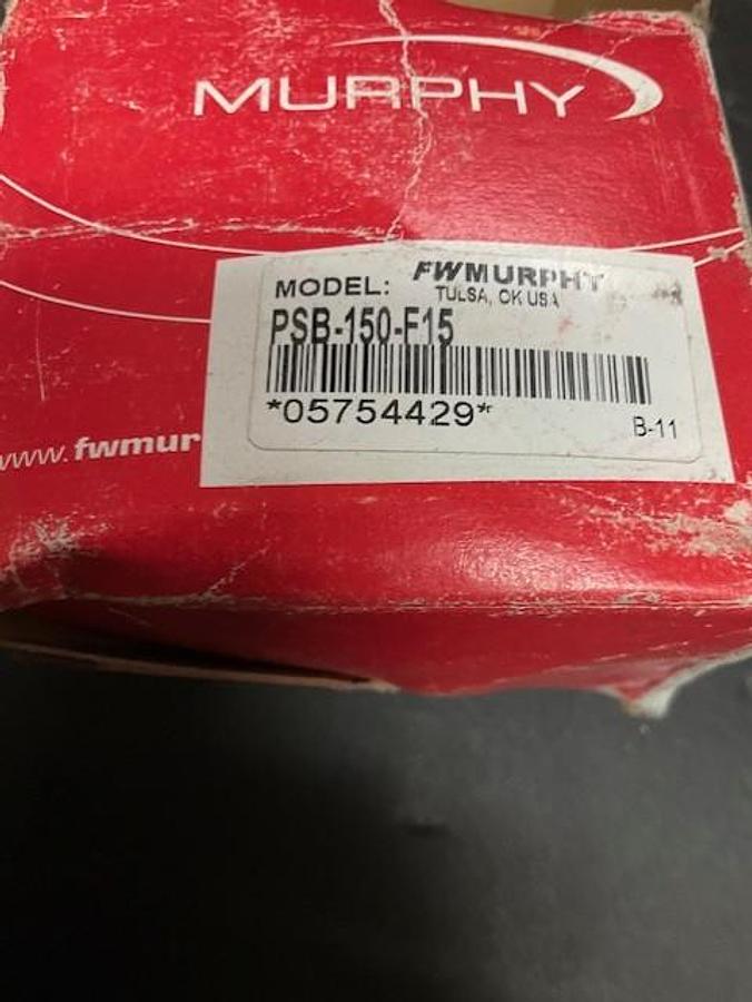 Murphy Pressure Switch PN 05754429