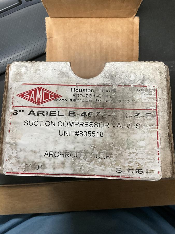 Used Ariel Suction Valve PN: