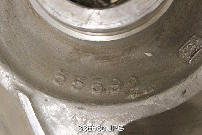 Used Goulds 3175 12x12x14 Impeller, #55590 #33668