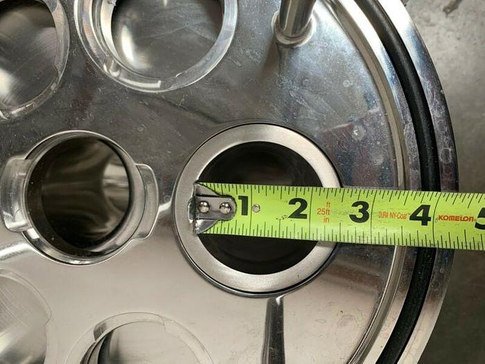 Used Cuno 6ZWB3 Stainless Steel Cartridge Filter Housing 150PSI @176°C