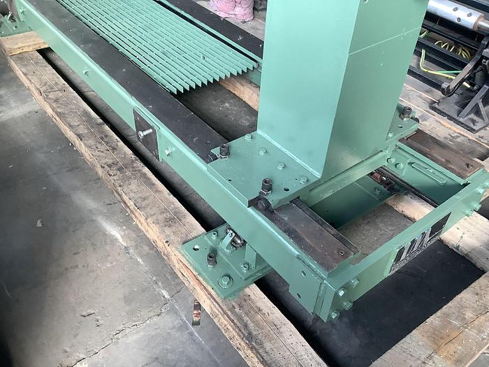 Used 70" LEMBO UNWIND STAND WITH EDGE GUIDE AND 50" DIAMETER- PENDING SALE