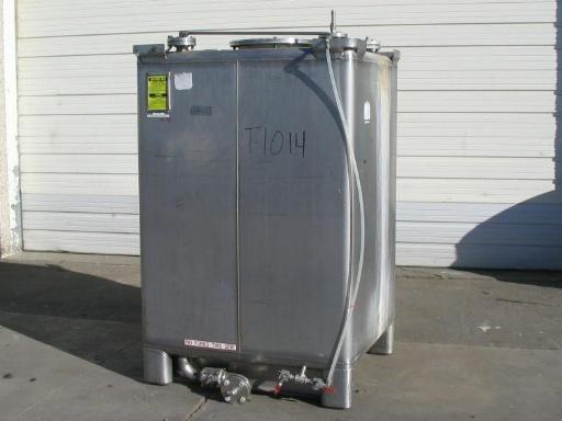 Usado 550 GALLON SINGLE SHELL TANK.  METALCRAFT MODEL 511278 SERIAL 13606-1