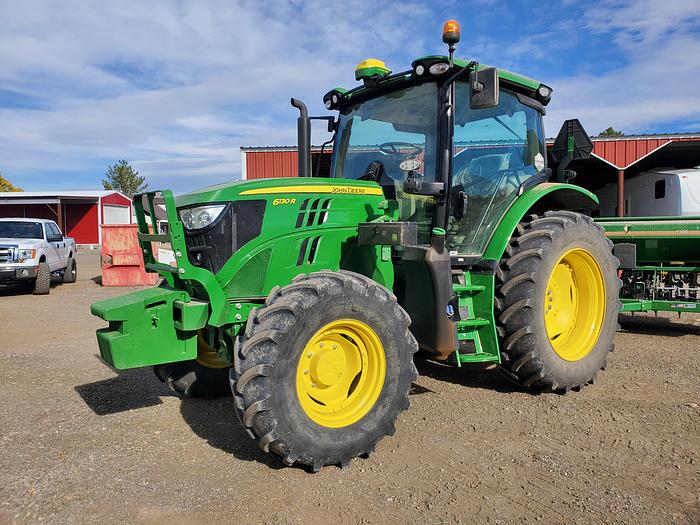 Used 2022 John Deere 6130R Tractor w/ IVT + TLS - 450 hrs