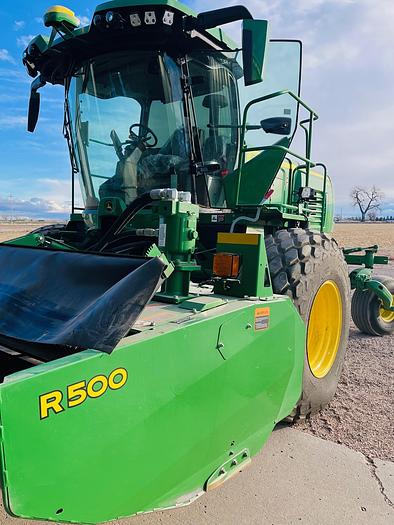 Used 2022 John Deere W235R Windrower w/ 268 hrs ** Owner Operator Retired **