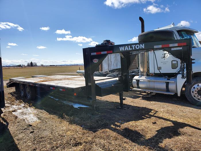 Used 2019 24' Walton Equipment Trailer
