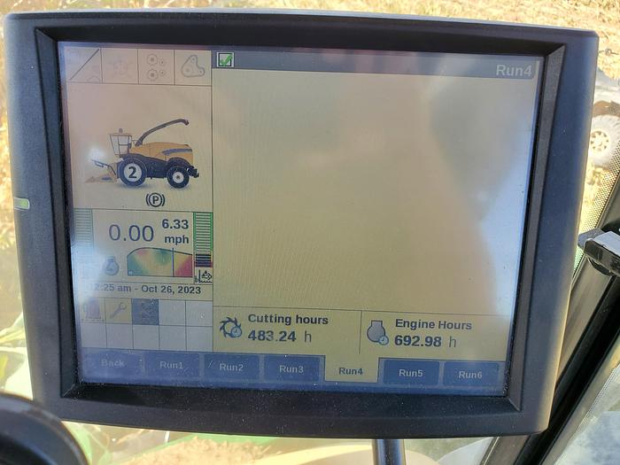Used 2021 New Holland FR780 Forage Harvester w/ 2 Headers