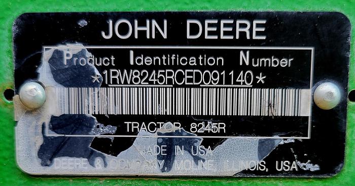 Used 2014 John Deere 8245R