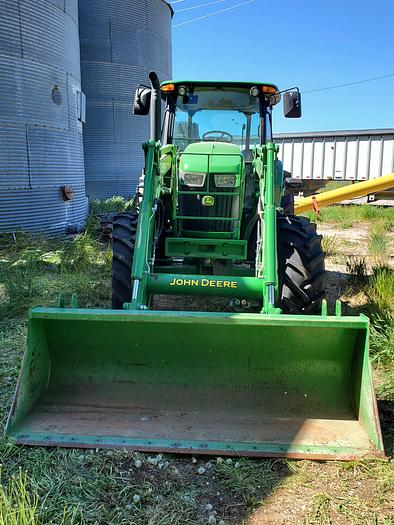 Used 2021 John Deere 6105E Tractor w/ Loader - 600 Hrs