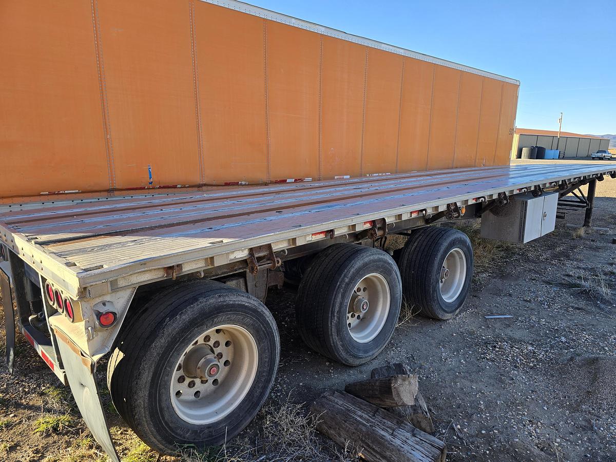 Used 48' Western Flatbed Hay Trailer