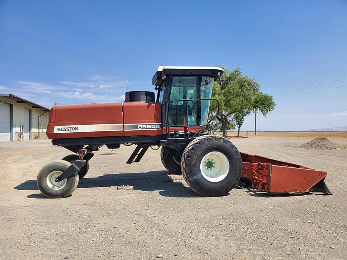 Used 2003 Hesston 8550S Rotary Windrower w/ 3300 hrs