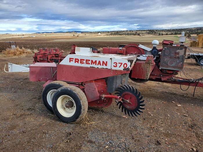 Used Freeman 370T Engine Baler w/ 3200 hrs
