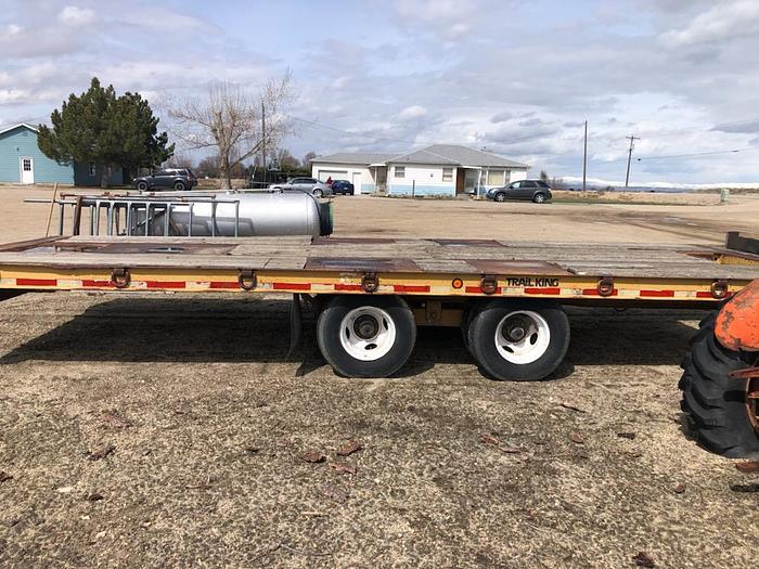 Used 24' Trail King Equipment Trailer - 5th Wheel