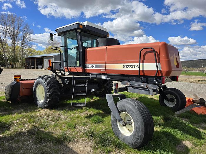 Used 14' Hesston 8450 Sickle Windrower