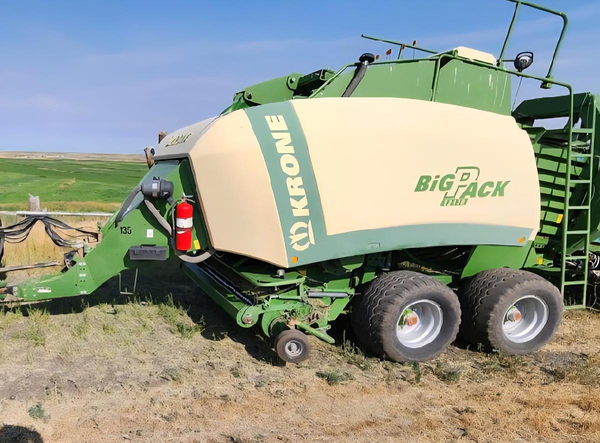 Used 2009 Krone BP12130 4x4 Baler w/ 34k bales