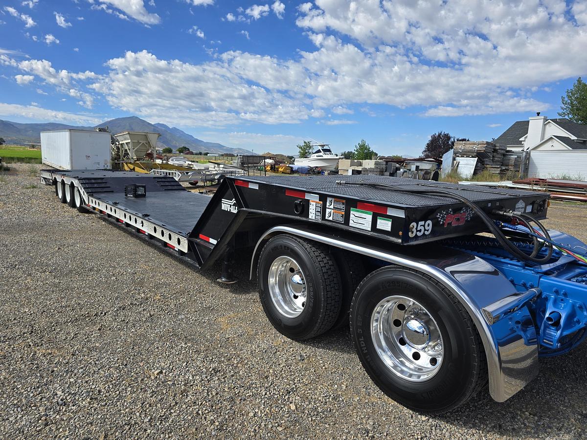 Used 53' Muv-All Lowboy Equipment Trailer