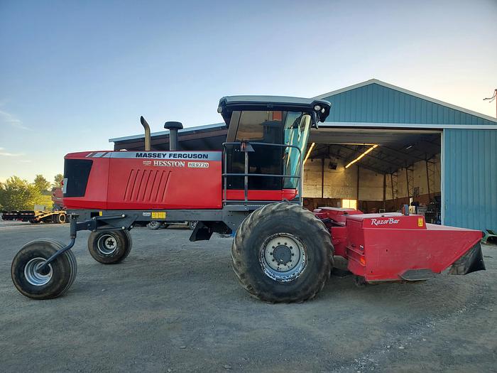 Used 2014 Massey Ferguson WR9770 Windrower