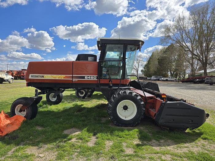 Used 14' Hesston 8450 Sickle Windrower