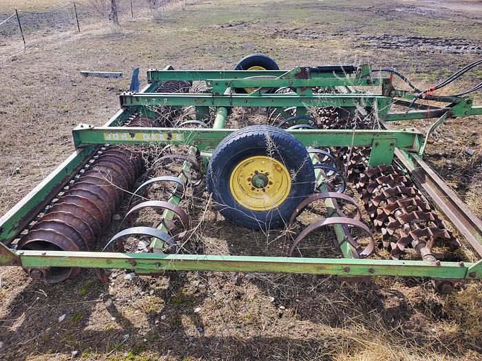 Used 15' John Deere 970 Roller Harrow / Culti-Mulcher