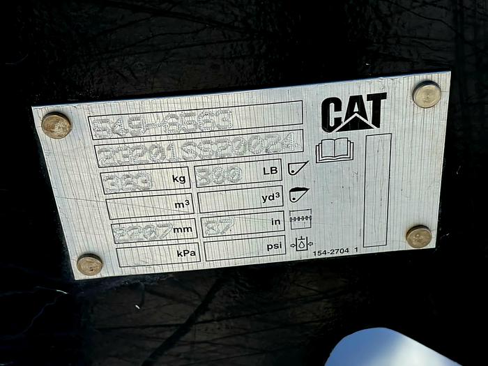 Used Cat Skid Steer Rock Bucket