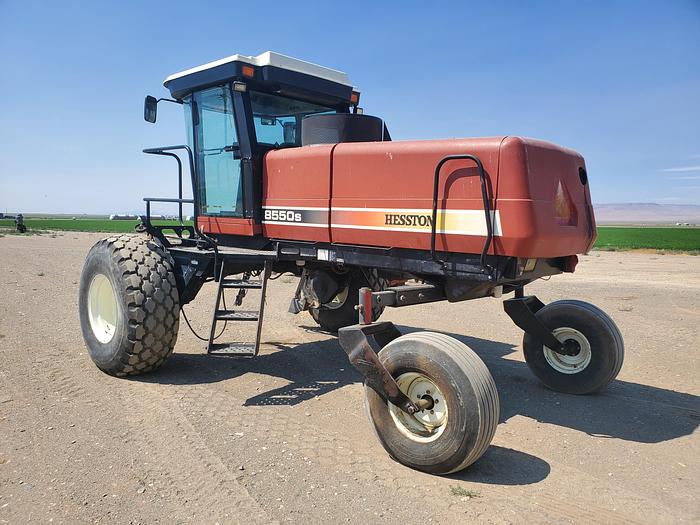 Used 2003 Hesston 8550S Rotary Windrower w/ 3300 hrs