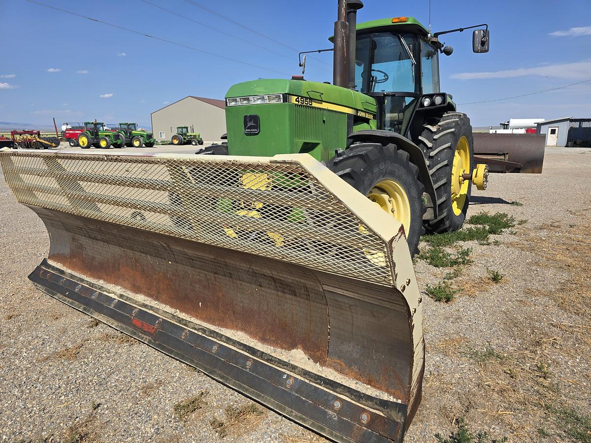 Used John Deere 4955 Tractor w/ Front + Rear Blades