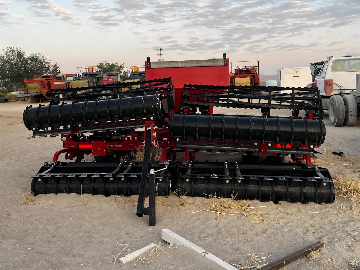 Used 2023 24' Unverferth 1245 Roller Harrow w/ Hay Seeder