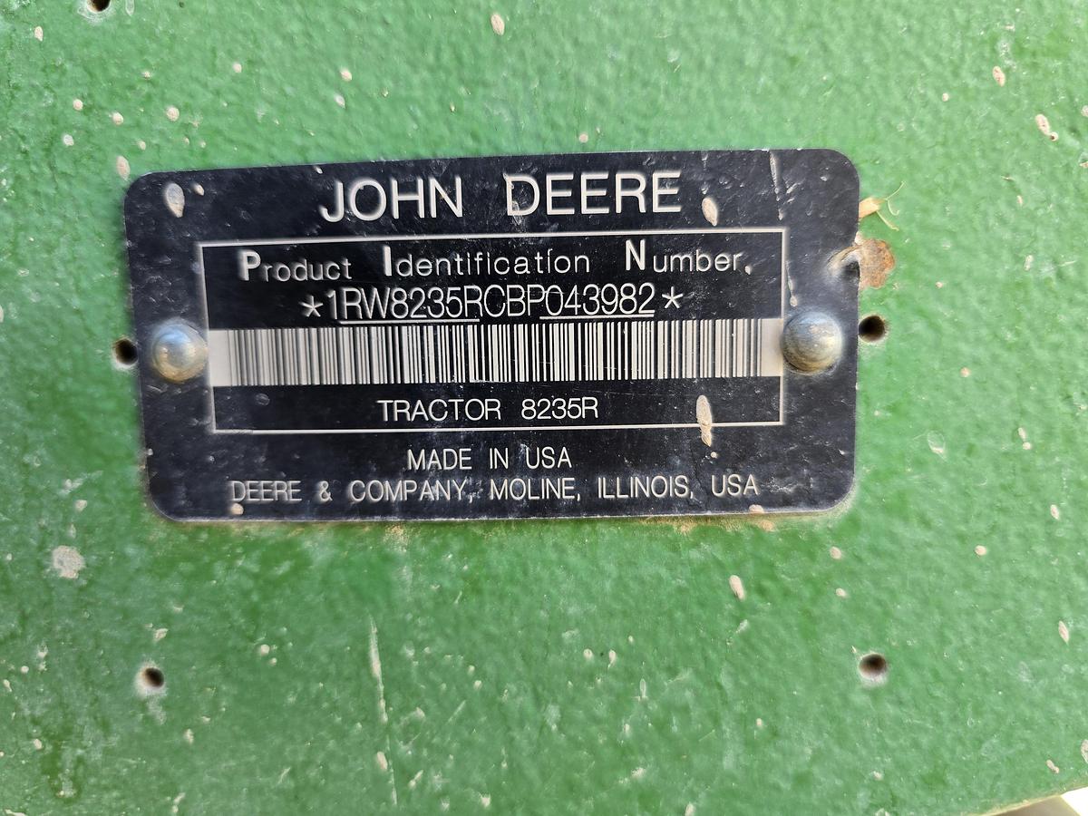 Used John Deere 8235R Tractor ** Going to Auction **