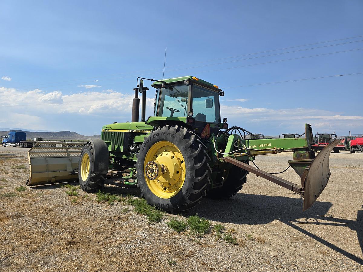 Used John Deere 4955 Tractor w/ Front + Rear Blades