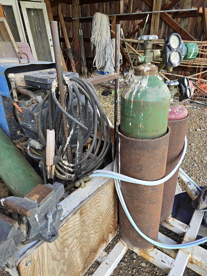 Used Service Trailer - Welder / Torch / Air Compressor