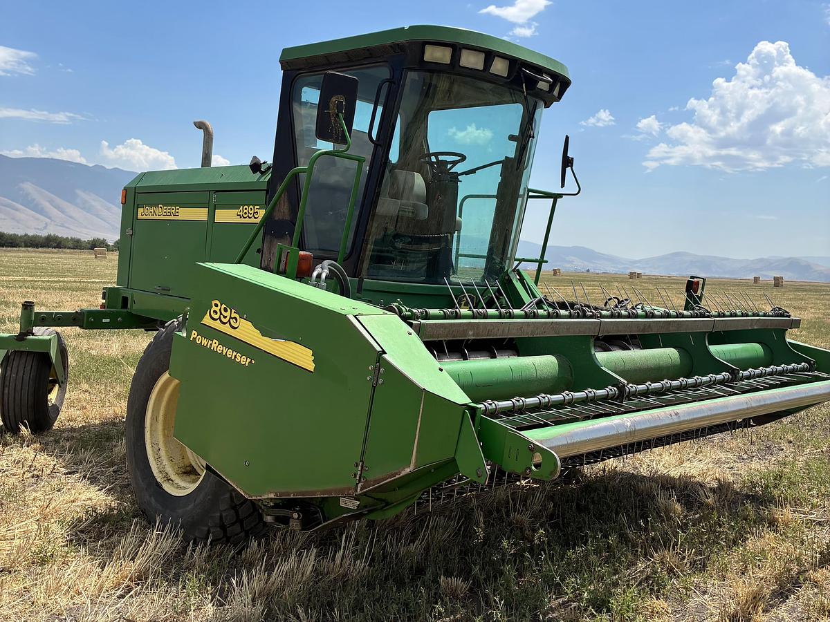 Used 14' John Deere 4895 Sickle Windrower