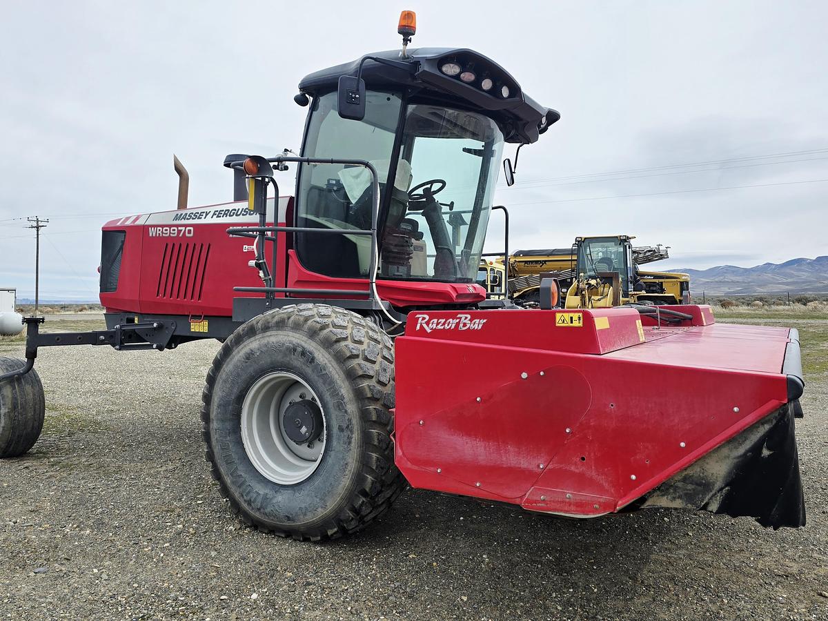 Used 2019 Massey Ferguson WR9970 Windrower w/ 1600 hrs
