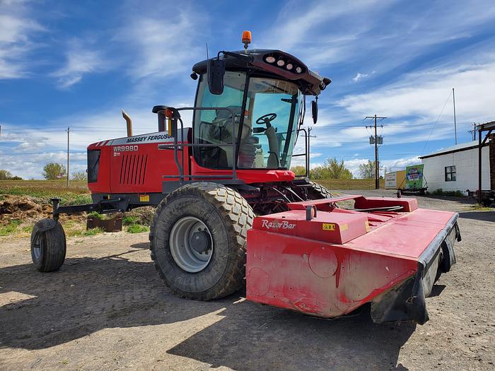 Used 2020 Massey Ferguson WR9980 Windrower w/ 1600 hrs