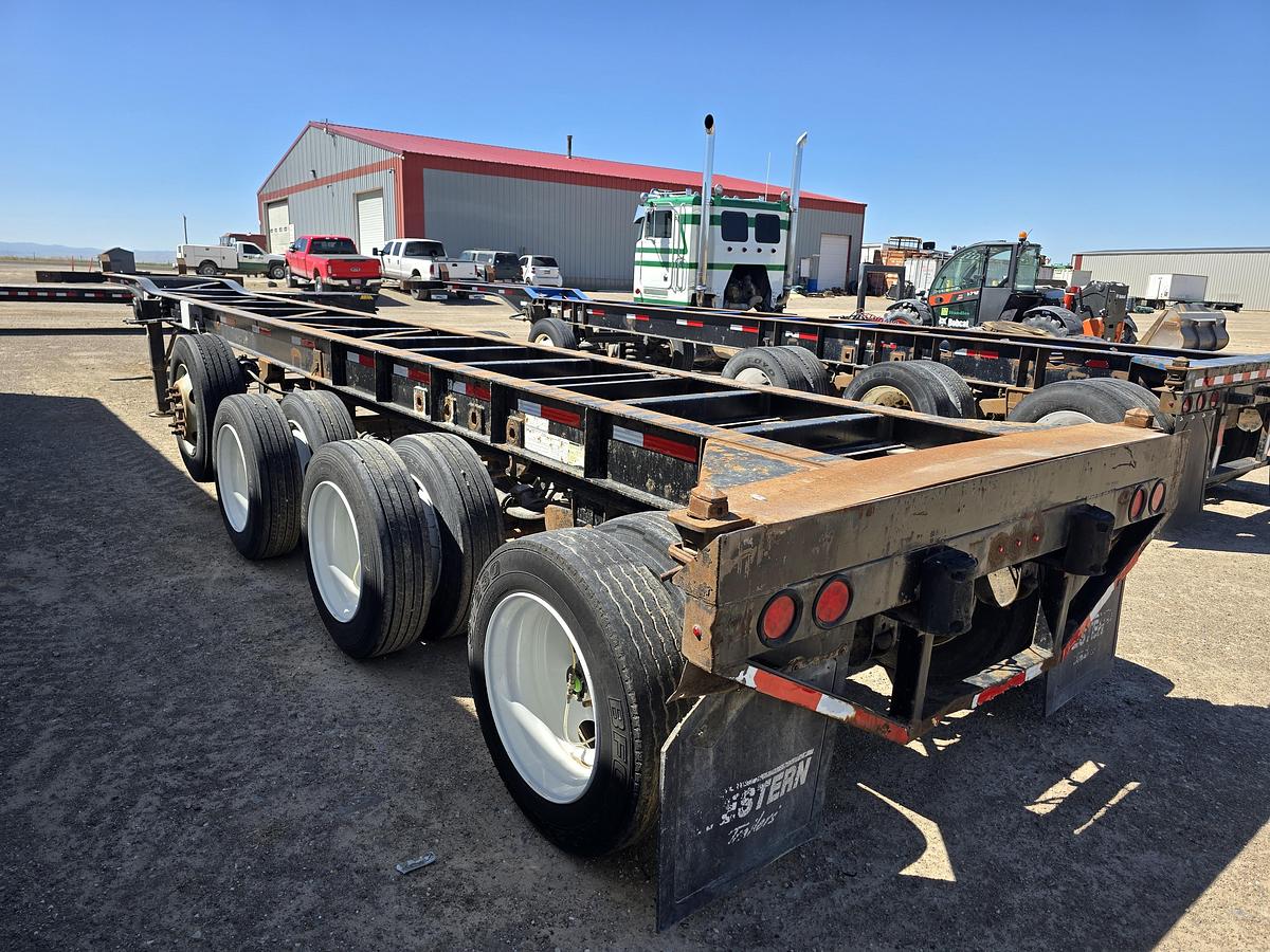 Used 40' Pratt Container / Chassis Trailer - 4 Axle