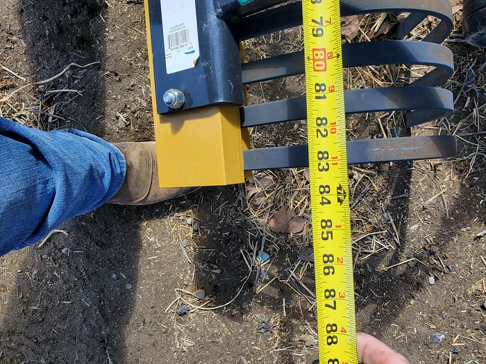 Used 7' Tarter Rock Rake