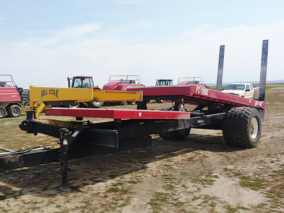 Used 2021 Mil-Stak PT/2150 Bale Stacker w/ 25k bls