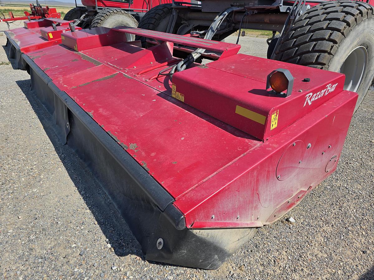 Used 2015 Massey Ferguson WR9870 Rotary Windrower w/ 1600 hrs