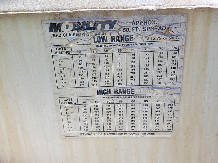 Used Fertilizer Spinner Spreader Cart