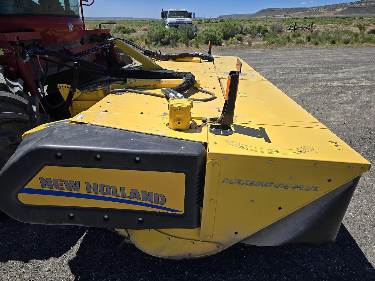Used ** Going to Auction ** 2014 New Holland H8080 Rotary Windrower w/ Newer Header