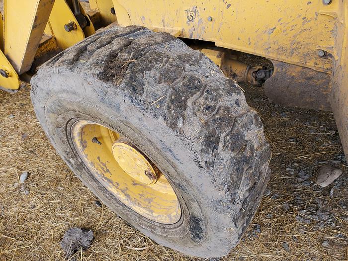 Used 2004 John Deere 410G Backhoe w/ Bale Fork + Bucket