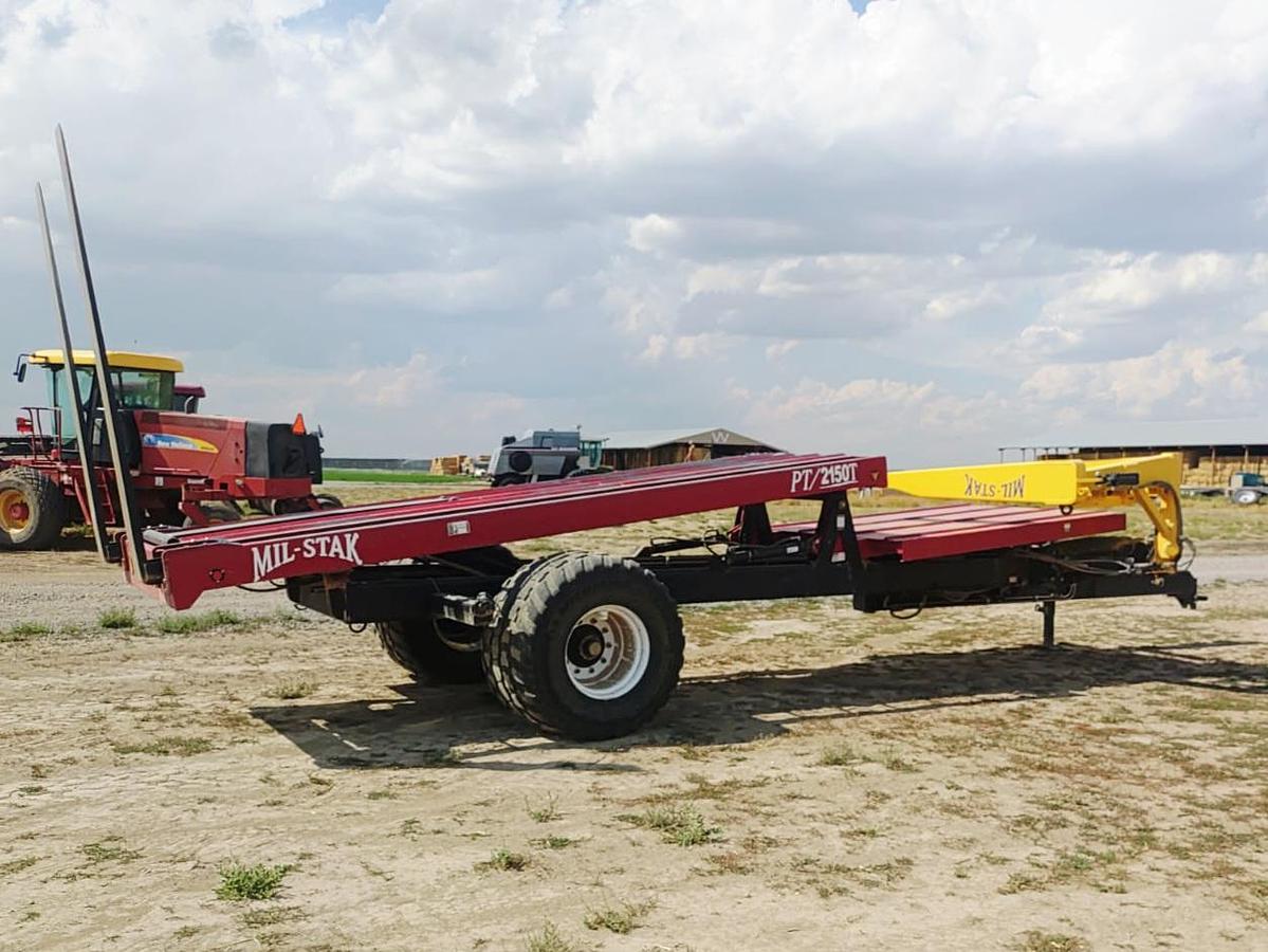 Used 2021 Mil-Stak PT/2150 Bale Stacker w/ 25k bls
