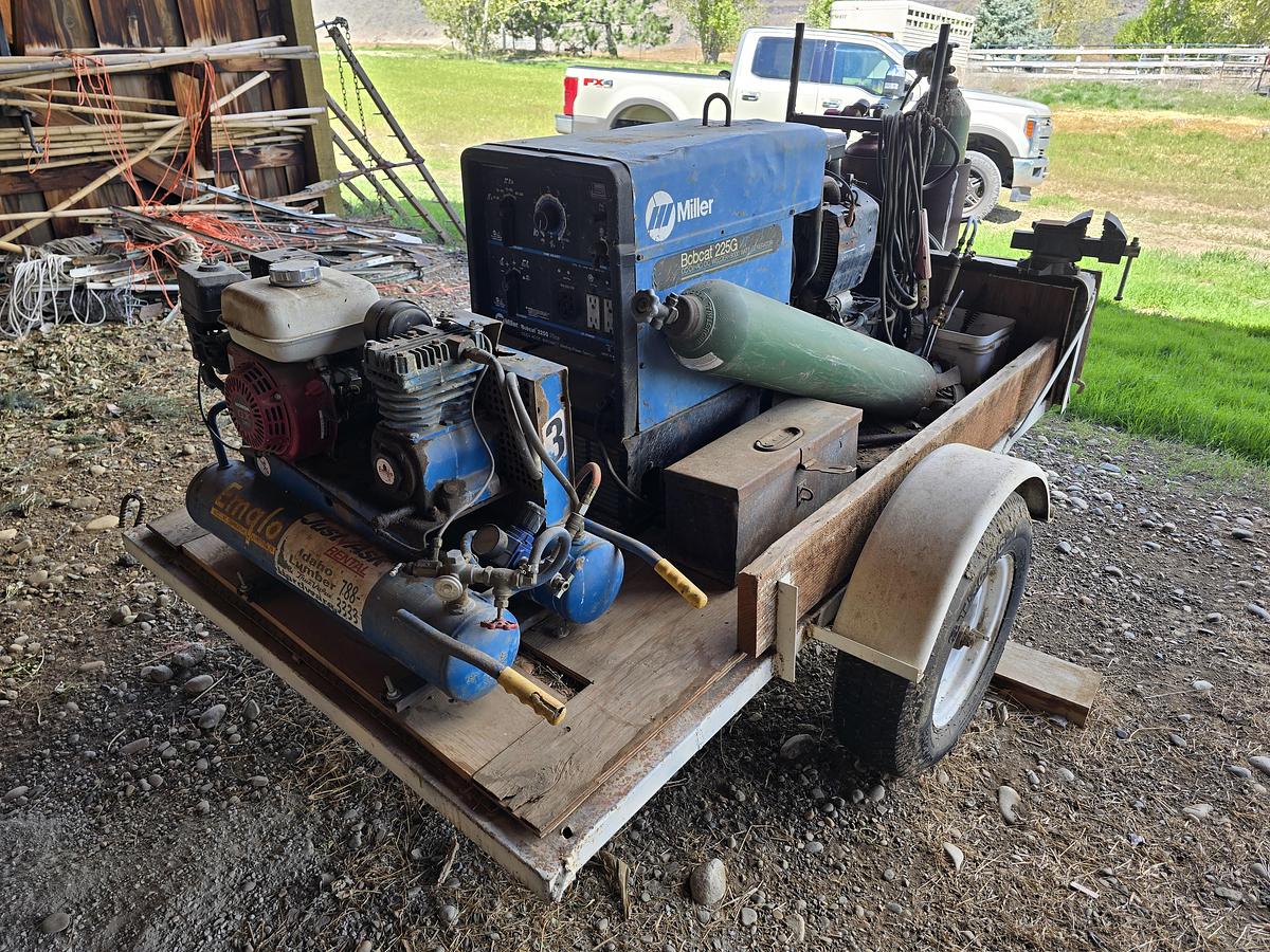 Used Service Trailer - Welder / Torch / Air Compressor