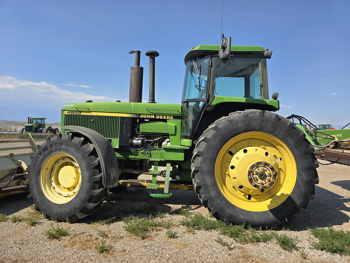 Used John Deere 4955 Tractor w/ Front + Rear Blades