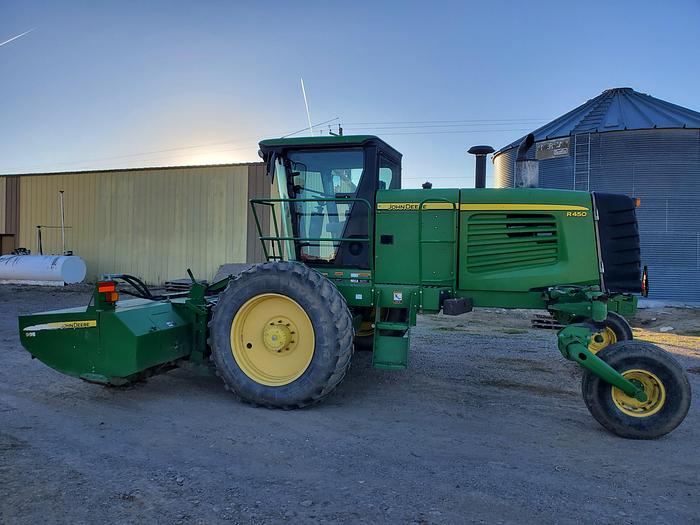 Used 2012 John Deere R450 Rotary Windrower