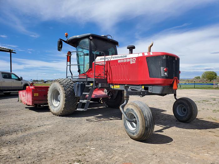 Used 2020 Massey Ferguson WR9980 Windrower w/ 1600 hrs